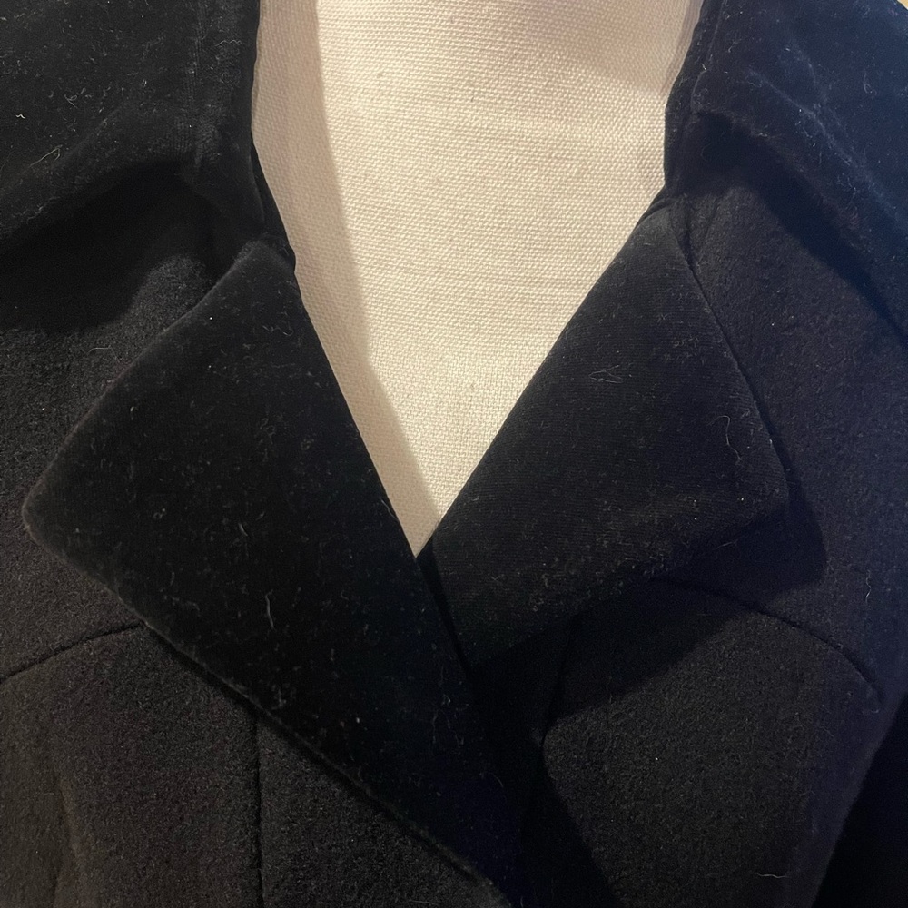 -♥️Alexander McQueen black wool coat, brand new with tags size 48/12 - Picture 2 of 16